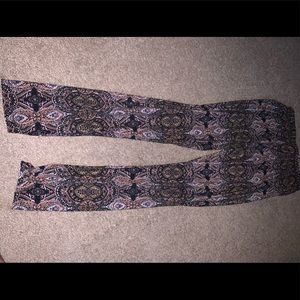 Paisley print leggings size L